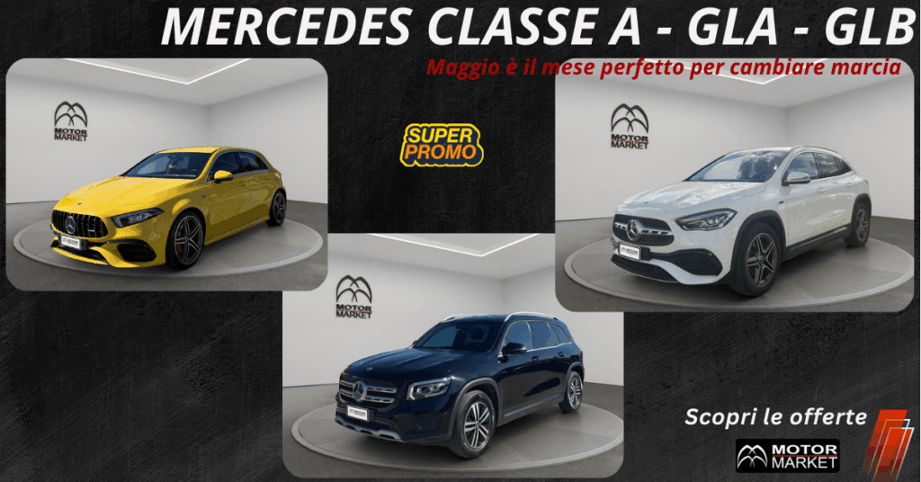 Promozione Mercedes Classe A, GLA e GLB aziendali