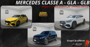 Promozione Mercedes Classe A, GLA e GLB aziendali