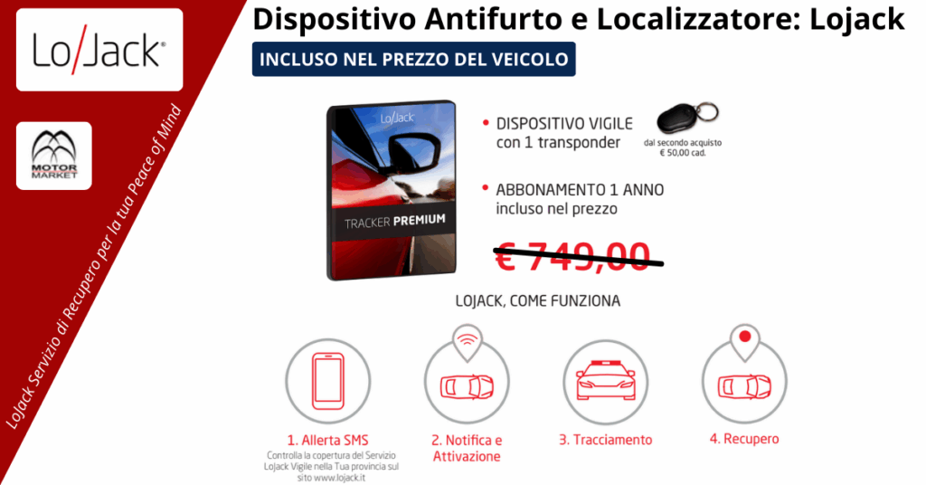 LoJack è un sistema di recupero veicoli rubati