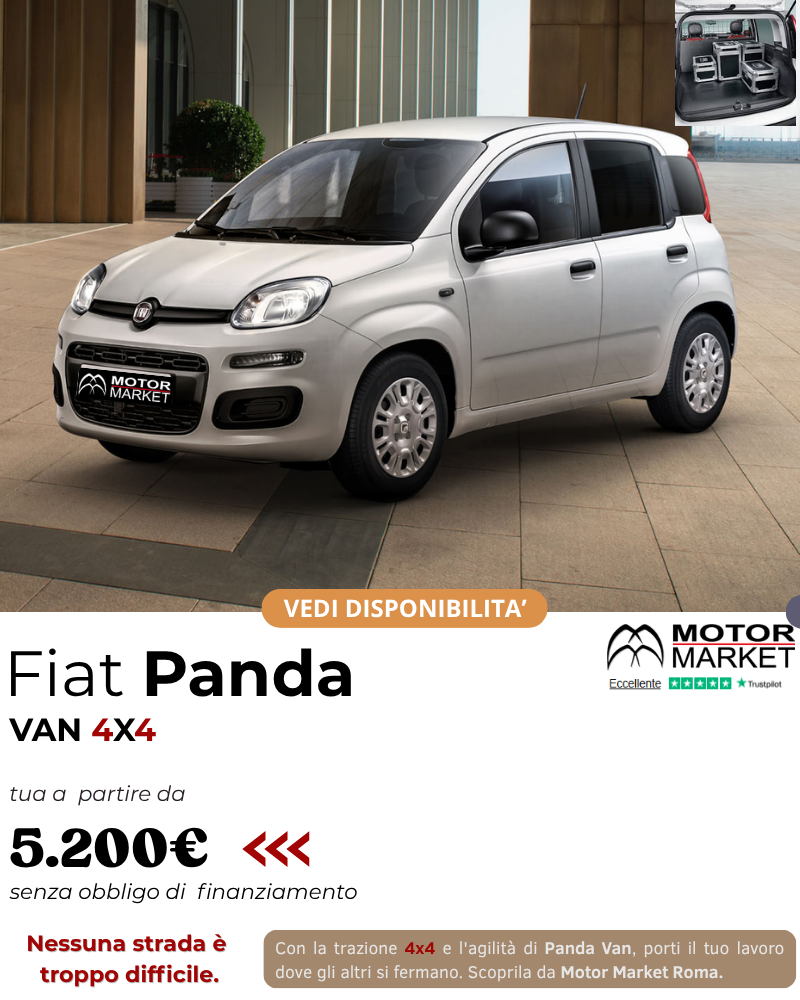 Fiat Panda Van 4x4 Mobile