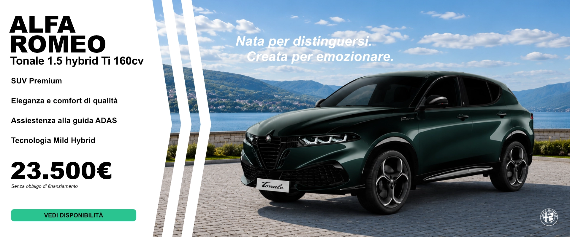 Alfa Romeo Tonale 1.5 Hybrid Ti 160 CV TCT7 in offerta a Roma