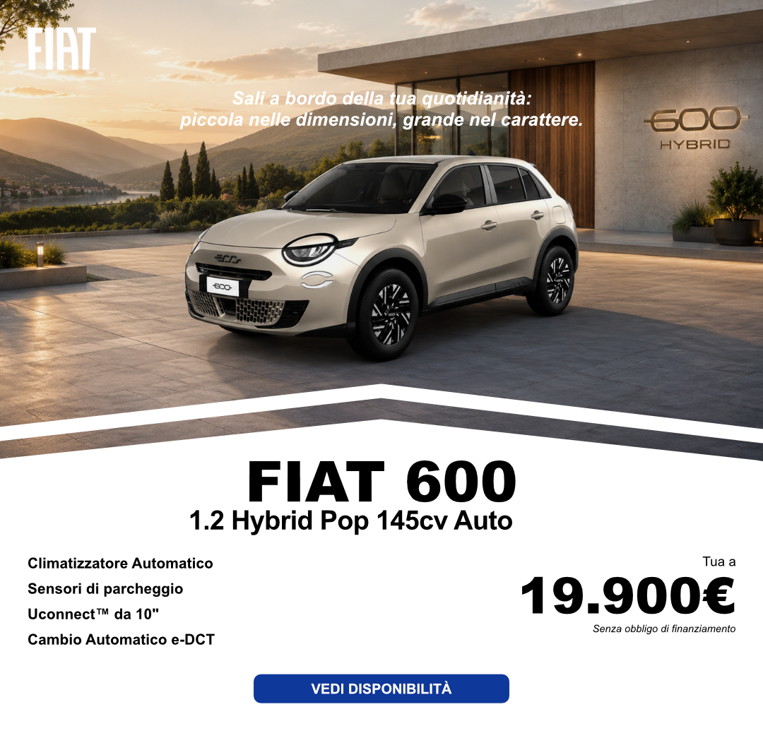 Fiat 600 Pop in vendita presso Motor Market