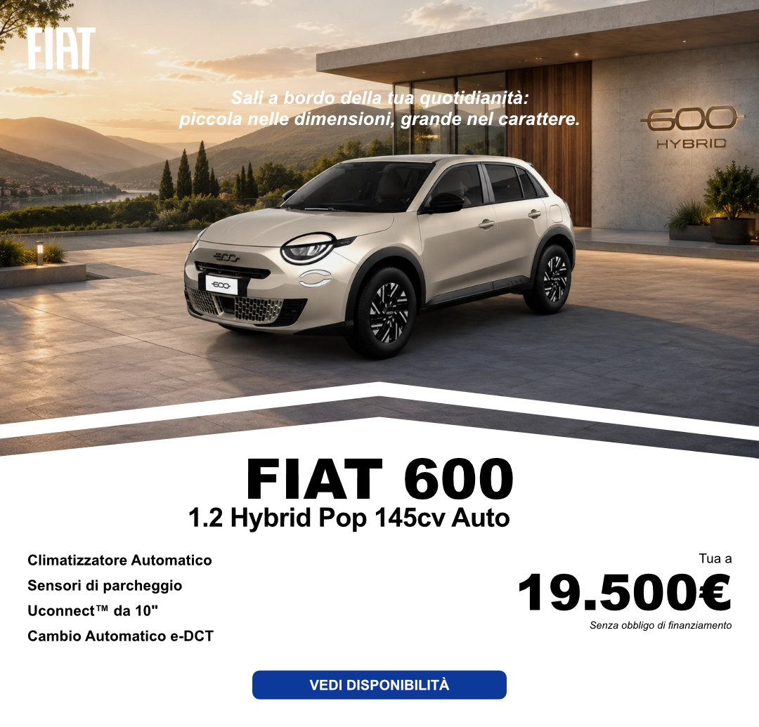 Fiat 600 Pop in vendita presso Motor Market