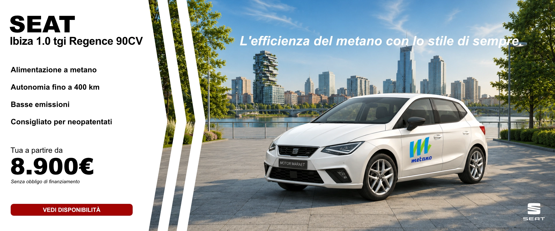 SEAT Ibiza TGI Metano usata