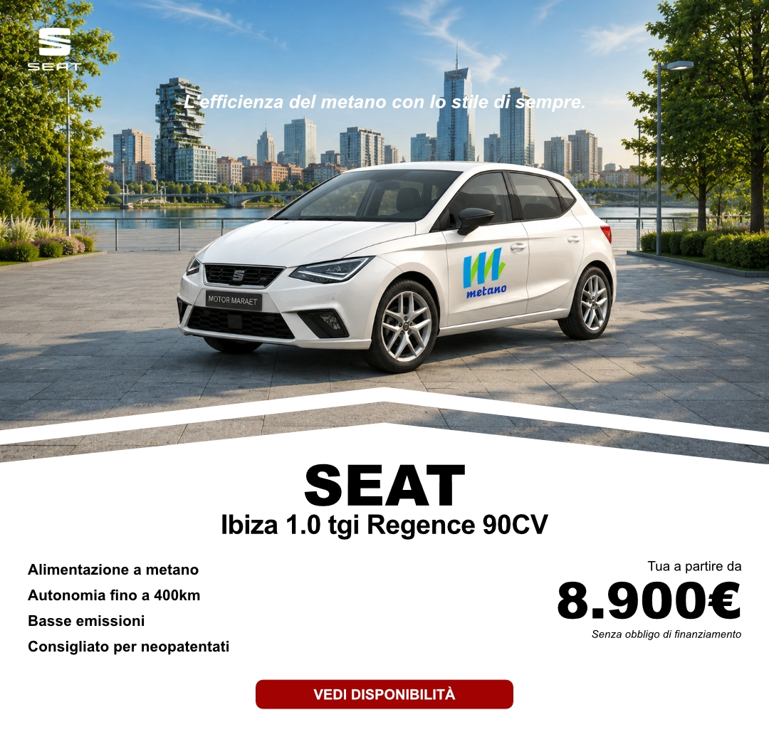SEAT Ibiza TGI Metano usata mobile