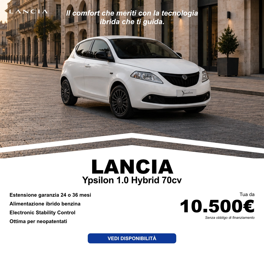 Banner Lancia Ypsilon Mobile